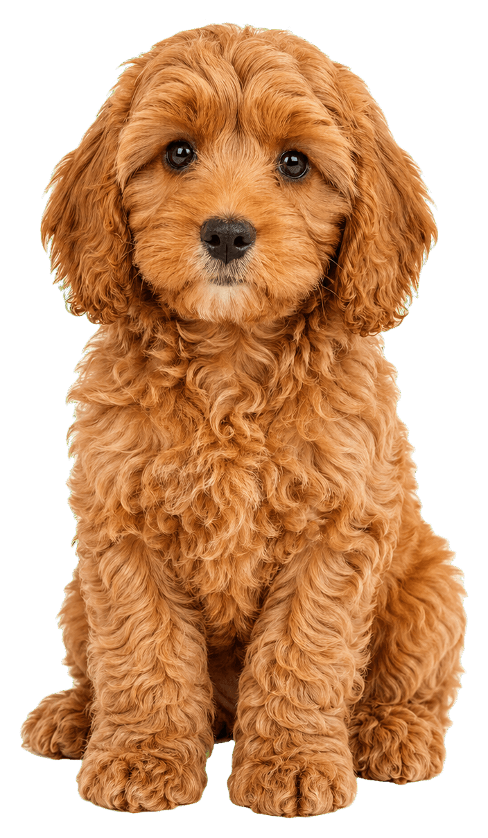 Transparent MeadowNest Cavapoo puppy cutout
